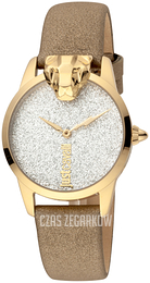 Just Cavalli Srebrny/Skóra Ø32 mm JC1L057L0225