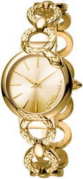 Just Cavalli Analog Żółte złoto/Stal w odcieniu złota Ø22 mm JC1L059M0035