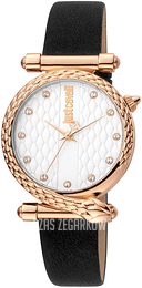Just Cavalli Biały/Skóra Ø32 mm JC1L075L0045