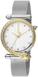 Just Cavalli Srebrny/Stal Ø32 mm JC1L075M0085
