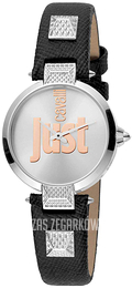 Just Cavalli Srebrny/Skóra Ø28 mm JC1L076L0015