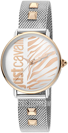 Just Cavalli Wielokolorowy/Stal w kolorze różowego złota Ø32 mm JC1L077M0105