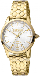 Just Cavalli Charming Srebrny/Stal w odcieniu złota Ø32 mm JC1L087M0255