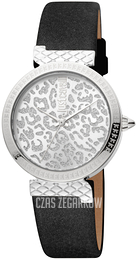 Just Cavalli Srebrny/Skóra Ø32 mm JC1L092L0015