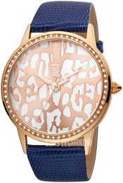 Just Cavalli Wielokolorowy/Skóra Ø42 mm JC1L094L0035