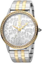 Just Cavalli Srebrny/Stal w odcieniu złota Ø42 mm JC1L094M0085