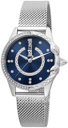 Just Cavalli Niebieski/Stal Ø32 mm JC1L095M0055
