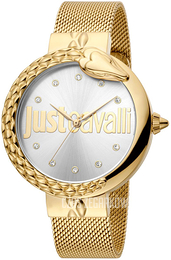 Just Cavalli Srebrny/Stal w odcieniu złota Ø40 mm JC1L096M0095