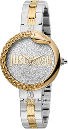 Just Cavalli Srebrny/Stal w odcieniu złota Ø32 mm JC1L097M0135