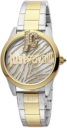 Just Cavalli Srebrny/Stal w odcieniu złota Ø32 mm JC1L099M0085