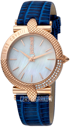 Just Cavalli Biały/Skóra Ø34 mm JC1L105L0035