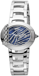 Just Cavalli Niebieski/Stal Ø33 mm JC1L109M0025