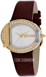 Just Cavalli Srebrny/Skóra Ø33 mm JC1L110L0045