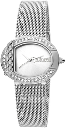 Just Cavalli Srebrny/Stal Ø33 mm JC1L110M0065