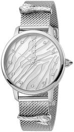Just Cavalli Srebrny/Stal Ø34 mm JC1L126M0055