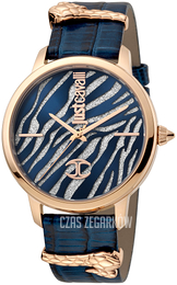 Just Cavalli Wielokolorowy/Skóra Ø38 mm JC1L127L0035