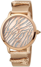 Just Cavalli Różowe złoto/Stal w kolorze różowego złota Ø38 mm JC1L127M0065