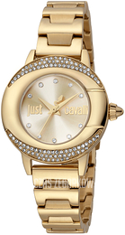 Just Cavalli Glam Chic Szampański/Stal w odcieniu złota Ø32 mm JC1L150M0055