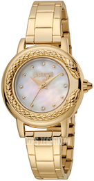 Just Cavalli Biały/Stal w odcieniu złota Ø32 mm JC1L151M0065