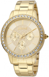 Just Cavalli Żółte złoto/Stal w odcieniu złota Ø34 mm JC1L164M0075