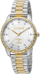 Just Cavalli Srebrny/Stal w odcieniu złota Ø34 mm JC1L176M0085