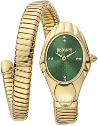 Just Cavalli Signature Zielony/Stal w odcieniu złota JC1L182M0015