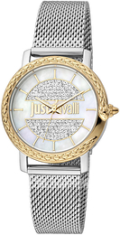 Just Cavalli Animalier Biały/Stal Ø32 mm JC1L212M0265