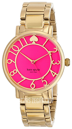 Kate Spade Gramercy Różowy/Stal w odcieniu złota Ø34 mm 1YRU0389