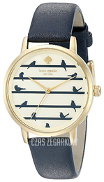 Kate Spade Metro Kremowy/Skóra Ø34 mm KSW1022