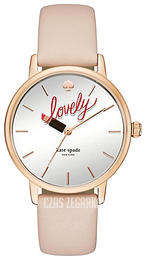 Kate Spade Metro Srebrny/Skóra Ø34 mm KSW1054