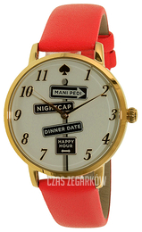 Kate Spade Metro Biały/Skóra Ø34 mm KSW1127