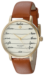 Kate Spade Metro Kremowy/Skóra Ø34 mm KSW1237