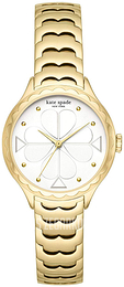 Kate Spade Metro Biały/Stal w odcieniu złota Ø32 mm KSW1506