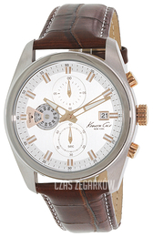 Kenneth Cole Fashion Srebrny/Skóra Ø42 mm 10014980