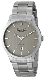 Kenneth Cole Genuine Diamond Szary/Stal Ø42 mm 10018749