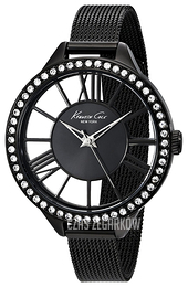 Kenneth Cole Czarny/Stal Ø40 mm 10019679
