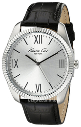 Kenneth Cole Classic Srebrny/Skóra Ø44 mm 10019680