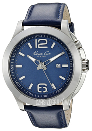 Kenneth Cole Niebieski/Skóra Ø47.4 mm 10022556