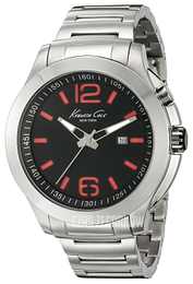 Kenneth Cole Czarny/Stal Ø45 mm 10022557
