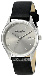Kenneth Cole Classic Srebrny/Skóra Ø38 mm 10025930