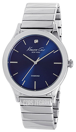 Kenneth Cole Niebieski/Stal Ø42 mm 10025945