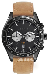 Kenneth Cole Transparency Czarny/Skóra Ø48 mm 10027838