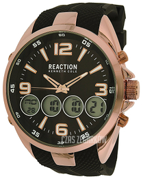 Kenneth Cole Czarny/Guma Ø54 mm 10030981