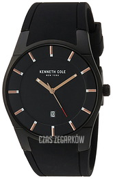 Kenneth Cole Slim Czarny/Guma Ø42 mm 10031267