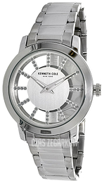 Kenneth Cole Transparency Srebrny/Stal Ø36 mm 10031284