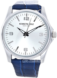 Kenneth Cole Srebrny/Skóra Ø44 mm 10031383