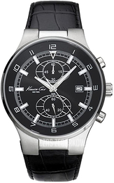 Kenneth Cole Czarny/Skóra Ø41 mm KC1315