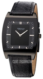 Kenneth Cole Czarny/Skóra Ø34 mm KC1423