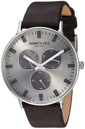 Kenneth Cole Multifunction Szary/Skóra Ø41 mm KC14946001