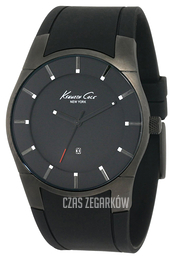 Kenneth Cole Slim Czarny/Guma Ø42 mm KC1557